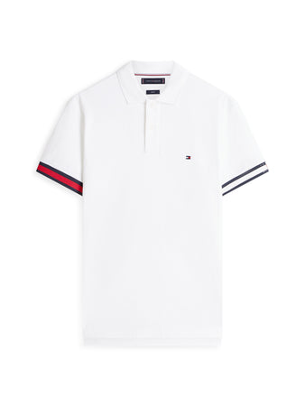 Tommy Hilfiger White Polo MW0MW42743 YBR