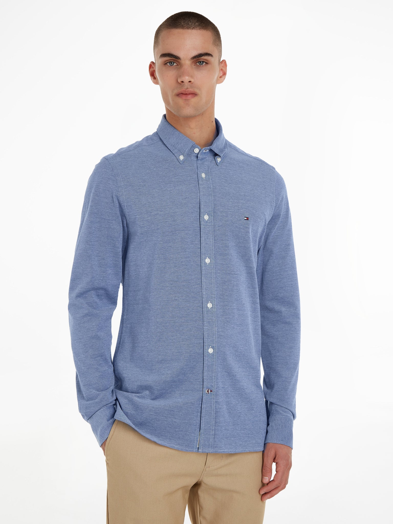 Tommy jeans discount slim fit shirt