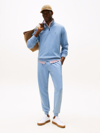 Tommy Hilfiger | Intechno 1/2 Zip Sweat in Brisk Blue | mw0mw36510 c2b