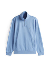 Load image into Gallery viewer, Tommy Hilfiger | Intechno 1/2 Zip Sweat in Brisk Blue | mw0mw36510 c2b