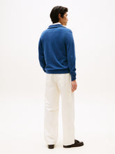 Load image into Gallery viewer, Tommy Hilfiger Quarter Zip Jumper Blue mw0mw37331 dbz