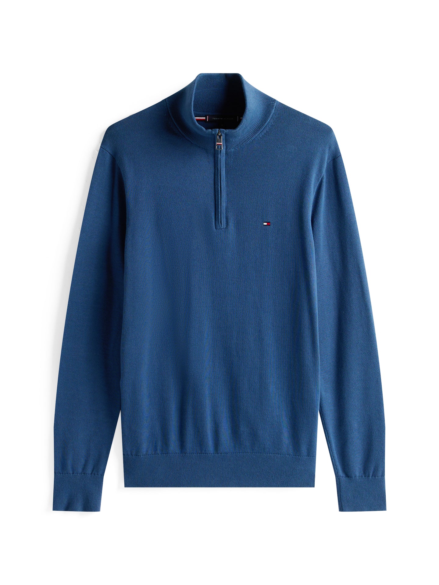 Tommy Hilfiger Quarter Zip Jumper Blue mw0mw37331 dbz