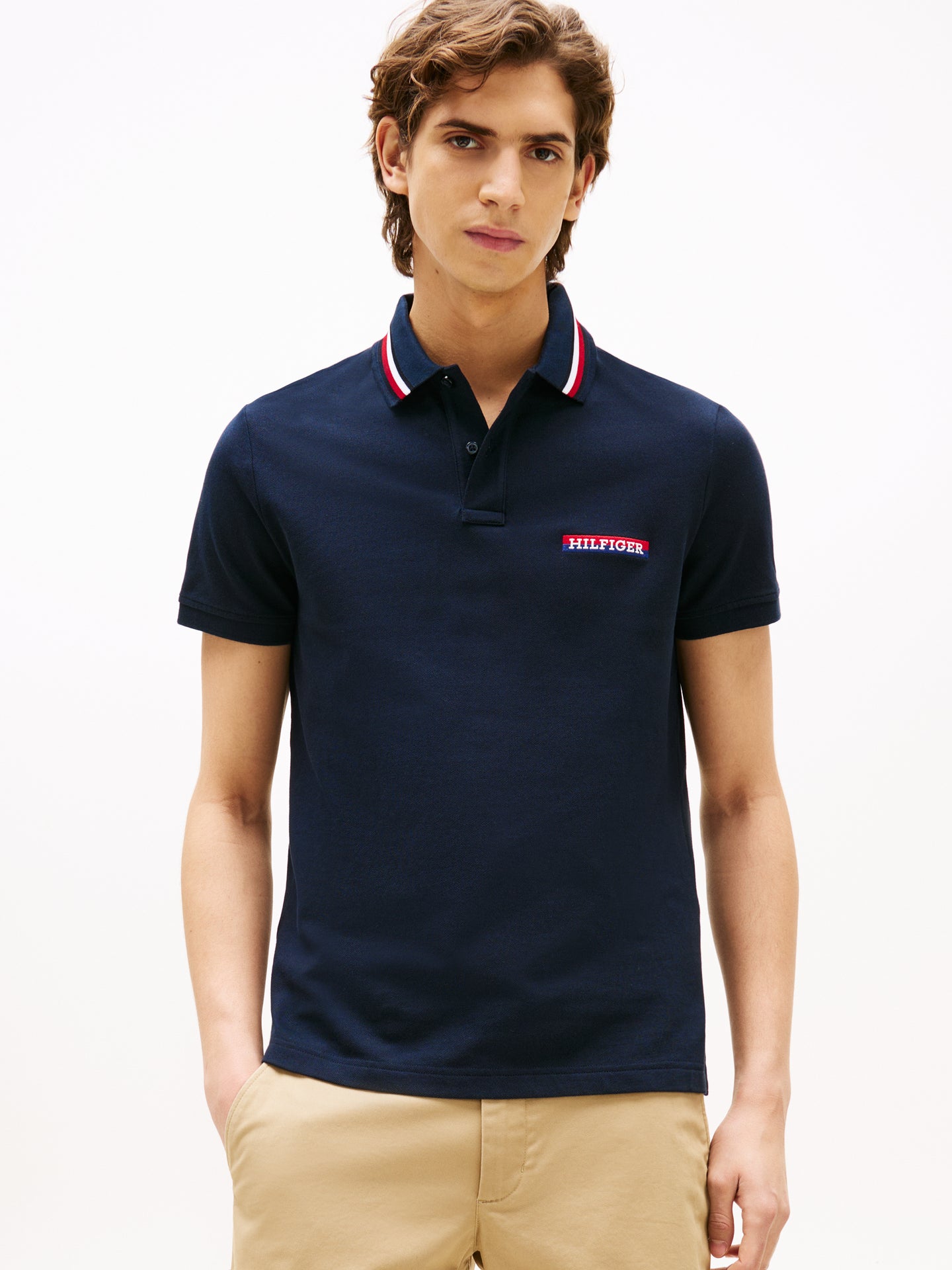 Tommy Hilfiger Polo Desert Sky mw0mw39837 dw5