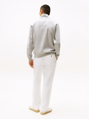 Tommy Hilfiger Grey Heather 1/2 Zip Sweat mw0mw36510 p01