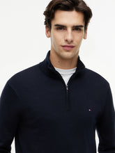 Load image into Gallery viewer, Tommy Hilfiger Half Zip Knit Navy MW0MW37331 Dw5