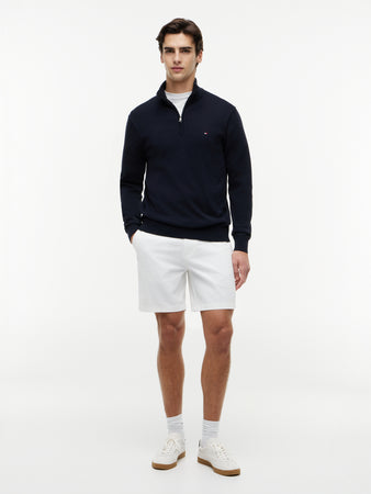 Tommy Hilfiger Half Zip Knit Navy MW0MW37331 Dw5