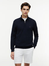 Load image into Gallery viewer, Tommy Hilfiger Half Zip Knit Navy MW0MW37331 Dw5