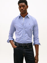 Load image into Gallery viewer, Tommy Hilfiger Blue Stripe Shirt mw0mw41403 0a4
