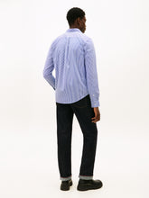 Load image into Gallery viewer, Tommy Hilfiger Blue Stripe Shirt mw0mw41403 0a4