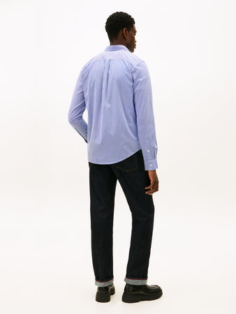 Tommy Hilfiger Blue Stripe Shirt mw0mw41403 0a4