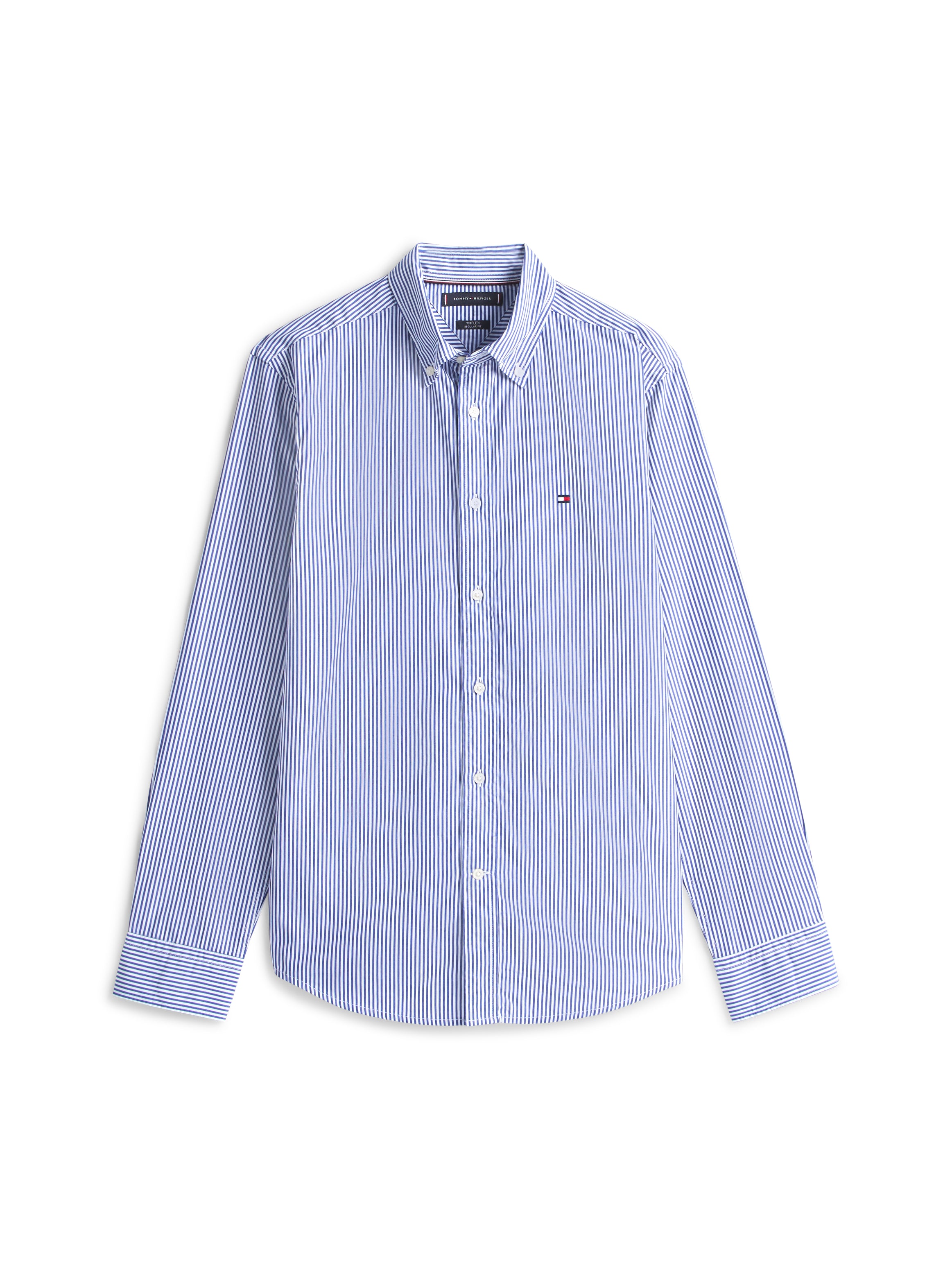 Tommy Hilfiger | Regular Fit Classic Stripe Shirt in Wedge Blue 