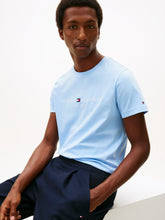 Load image into Gallery viewer, Tommy Hilfiger Water Blue Logo Tee mw0mw11797 c1y