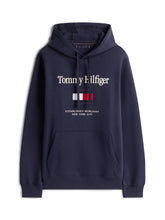 Load image into Gallery viewer, Tommy Hilfiger Navy Flag Hoody mw0mw42735 dw5