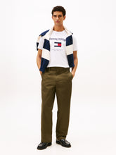 Load image into Gallery viewer, Tommy Hilfiger | Embro Flag Tee in White | mw0mw42736 ybr