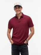 Tommy Hilfiger Burgundy Polo mw0mw17770 vlp