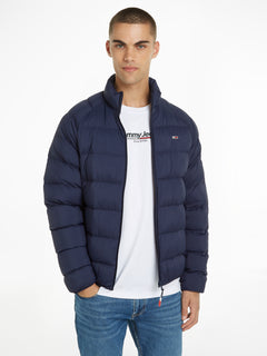 Tommy Jeans DM0DM15385 c87 Light Down Puffer Jacket in Navy