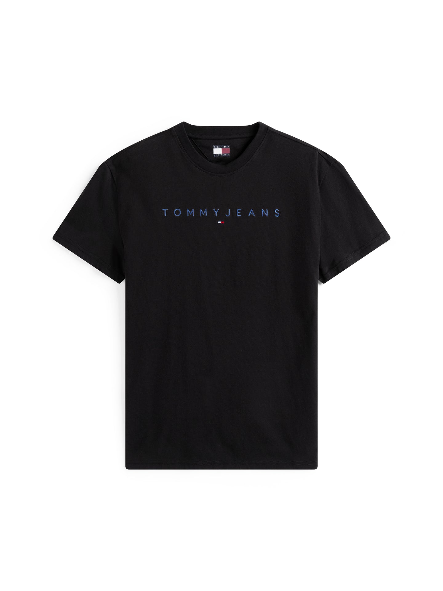 Tommy Jeans Black Linear Tee dm0dm20744 0gk
