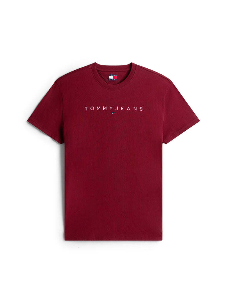 Tommy Jeans Red Linear Tee dm0dm20744 0KP