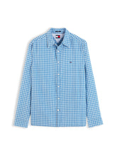 Load image into Gallery viewer, Tommy Jeans Blue Small Check Shirt DM0DM23721 0M6