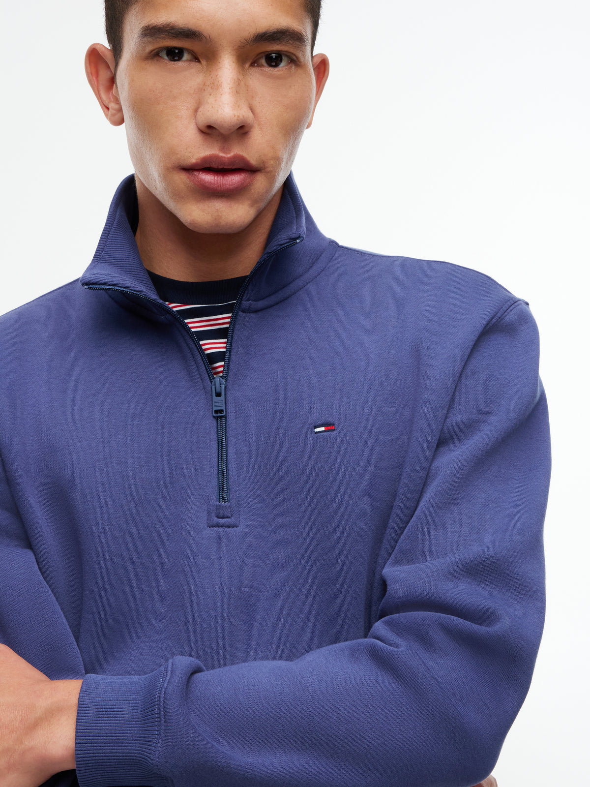 Tommy Jeans Navy Blue Zip Sweat DM0DM20339 DB7