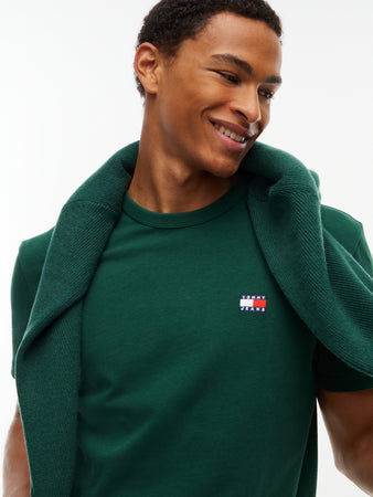 Tommy Jeans Badge Tee Velvet Green DM0DM20322 MBM