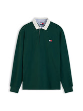 Load image into Gallery viewer, Tommy Jeans Badge Rugby in Velvet Green DM0DM23070 MBM