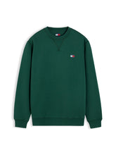 Load image into Gallery viewer, Tommy Jeans | Badge Crew Sweatshirt in Velvet Green | DM0DM23607 MBM