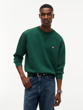 Load image into Gallery viewer, Tommy Jeans | Badge Crew Sweatshirt in Velvet Green | DM0DM23607 MBM
