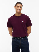 Tommy Jeans Badge Tee Calypso Berry DM0DM20322 v11