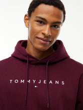 Load image into Gallery viewer, Tommy Jeans | Linear Logo Hoody in Calypso Berry | DM0DM20746 v11