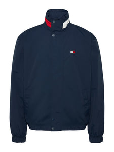 Tommy Jeans | Contrast Collar Essential Jacket in Navy | dm0dm20900 C1G