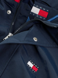 Tommy Jeans | Contrast Collar Essential Jacket in Navy | dm0dm20900 C1G