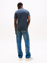 Load image into Gallery viewer, Tommy Jeans | Slim Fit Flag Tee in Navy Night Heather | DM0DM20363 C1G