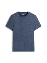 Load image into Gallery viewer, Tommy Jeans | Slim Fit Flag Tee in Navy Night Heather | DM0DM20363 C1G