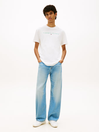 Tommy Jeans Ecru Tee DM0DM20744 L5Y