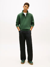 Load image into Gallery viewer, Tommy Jeans Pine Green Zip Sweatshirt DM0DM20339 MBL