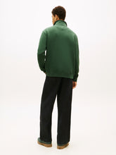 Load image into Gallery viewer, Tommy Jeans Pine Green Zip Sweatshirt DM0DM20339 MBL
