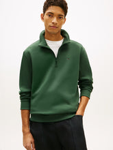Load image into Gallery viewer, Tommy Jeans Pine Green Zip Sweatshirt DM0DM20339 MBL