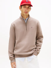 Load image into Gallery viewer, Tommy Jeans Mink Beige Zip Sweatshirt DM0DM20339 PKD