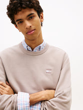 Load image into Gallery viewer, Tommy Jeans | Badge Terry Crew Sweatshirt in Limestone Beige | DM0DM22665 PKE