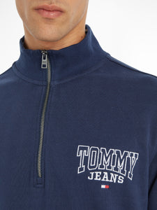 Tommy Jeans dm0dm16793 c87 | Graphic 1/2 Zip Sweat in Navy
