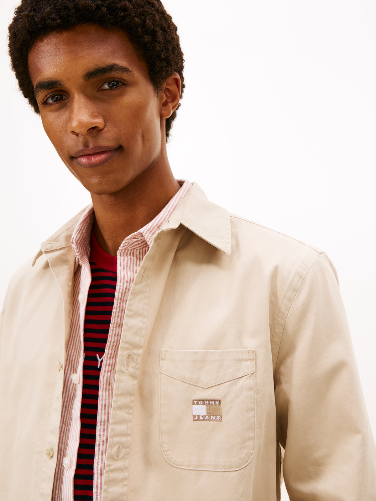 Tommy Jeans Sand Overshirt dm0dm22409 aby