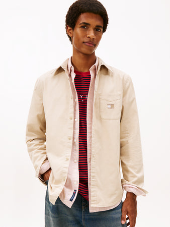 Tommy Jeans Sand Overshirt dm0dm22409 aby