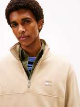 Load image into Gallery viewer, Tommy Jeans Beige Zip Sweat dm0dm22344 aen