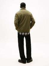 Load image into Gallery viewer, Tommy Jeans Green Fleece Zip dm0dm22340 gy1