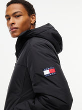 Load image into Gallery viewer, Tommy Jeans Black Hooded Jacket DM0DM22065 0gk