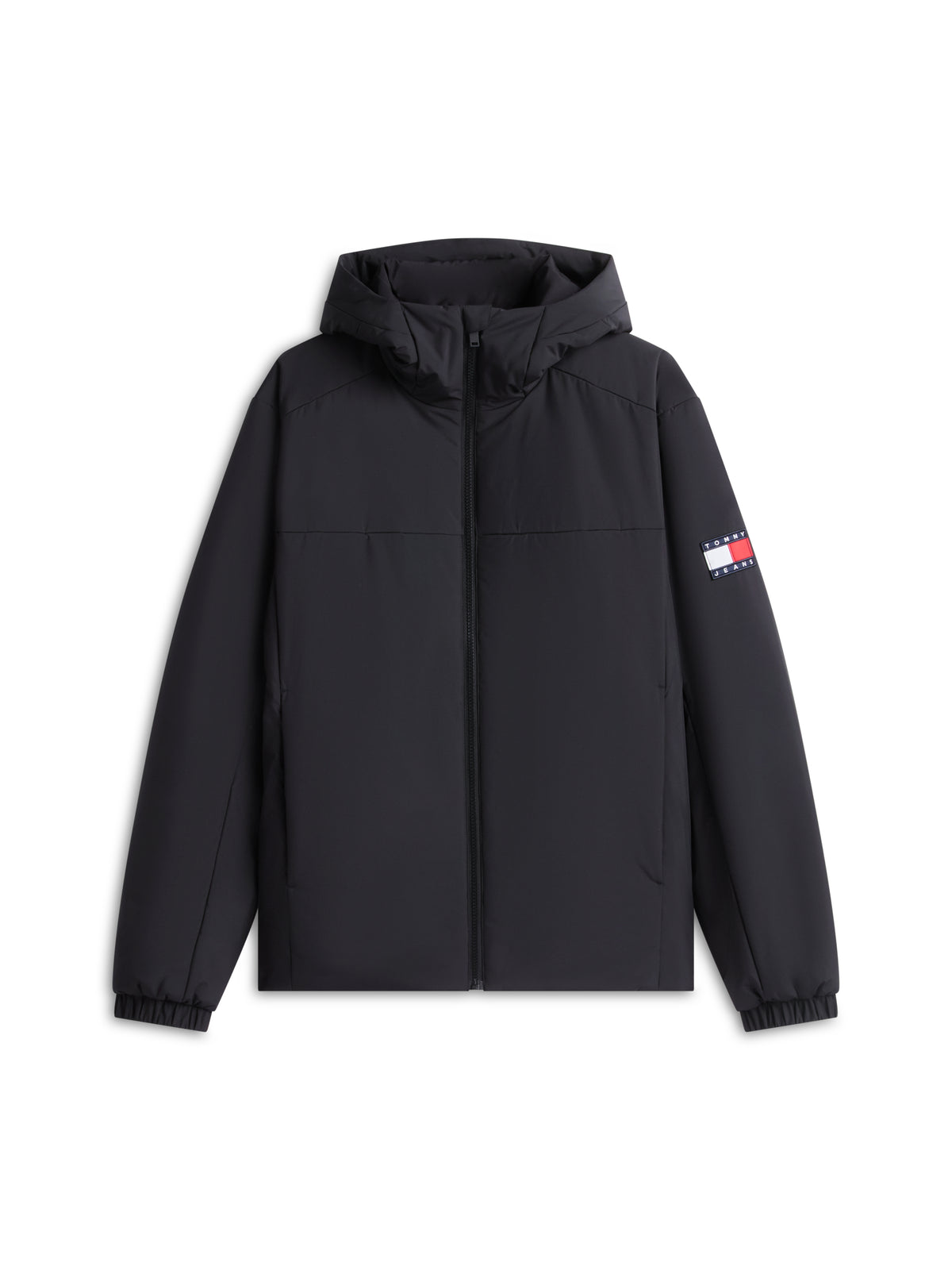 Tommy Jeans Black Hooded Jacket DM0DM22065 0gk