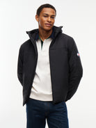 Tommy Jeans Black Hooded Jacket DM0DM22065 0gk