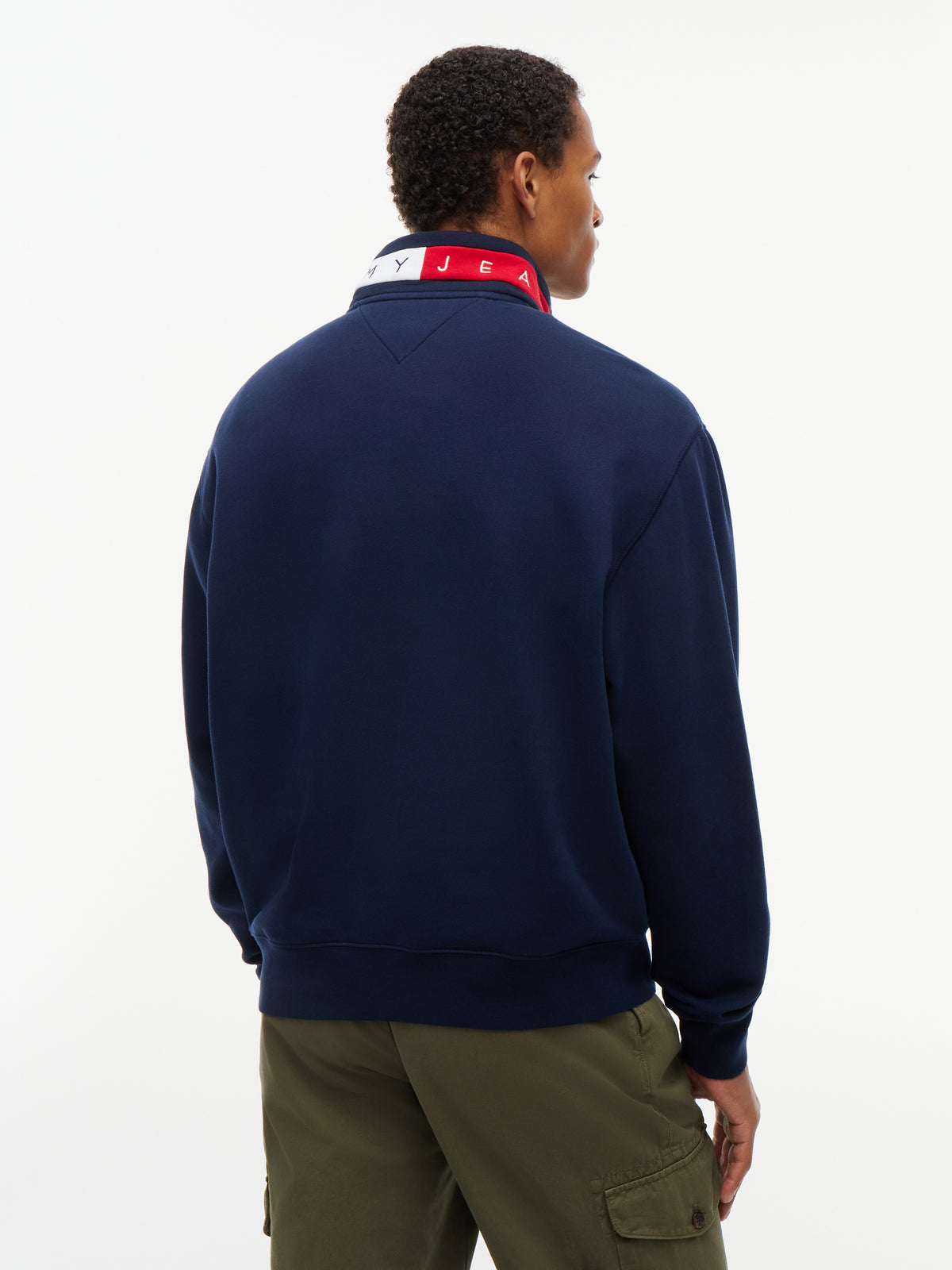 Tommy Jeans Navy Zip Sweat DM0DM23605 C1G