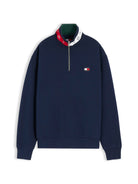 Tommy Jeans Navy Zip Sweat DM0DM23605 C1G